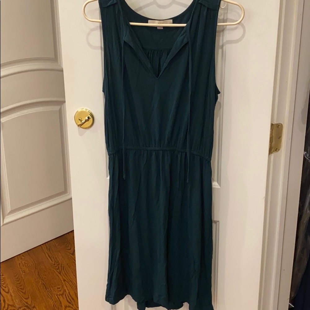 Emerald Knit Jersey Dress